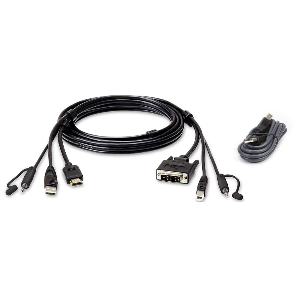 ATEN 1.8M USB HDMI to DVI-D Secure KVM Cable Kit (2L-7D02DHX2) | PC Shopper