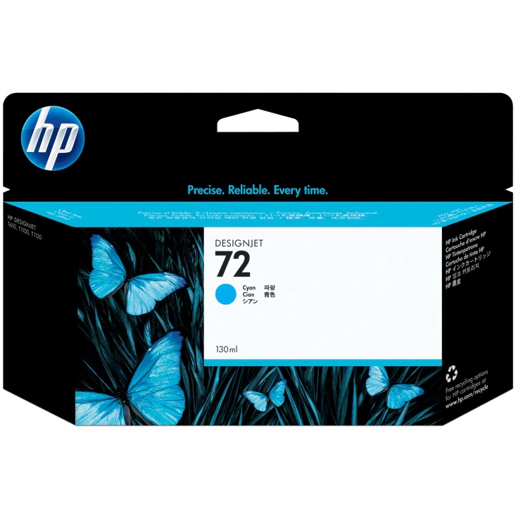 Genuine HP 72 130ml Cyan Ink Cartridge (C9371A) PC Shopper