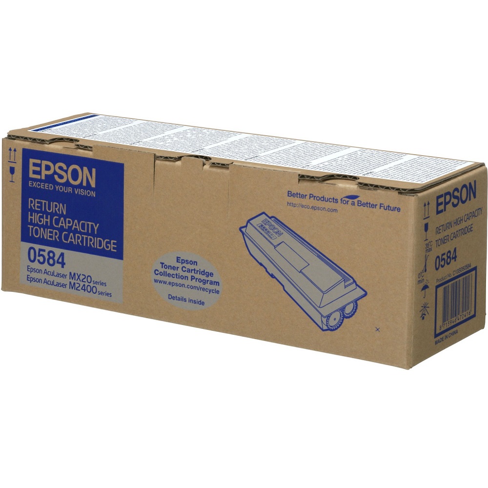 Genuine Epson 0584 Black High Capacity Return Toner Cartridge | PC Shopper