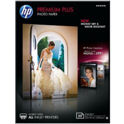 HP Premium Plus Glossy Photo Paper 20-sheet 13 x 18 cm (CR676A)