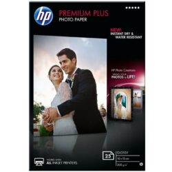 HP Premium Plus Glossy Photo Paper 25-sheet 10 x 15 cm (CR677A)