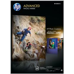 HP Advanced Glossy Photo Paper 50-sheet A4 210 x 297 mm (Q8698A)