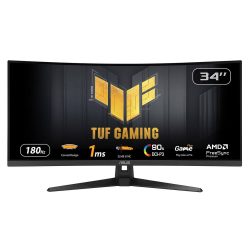 ASUS TUF Gaming VG34VQ3B 34" WQHD 180Hz Curved Monitor (VG34VQ3B)