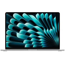 Apple MacBook Air 15″ Notebook PC – Apple M4 Chip / 15″ Liquid Retina / 16GB RAM / 512GB SSD / Mac OS / Silver (MW1H3ZE/A)